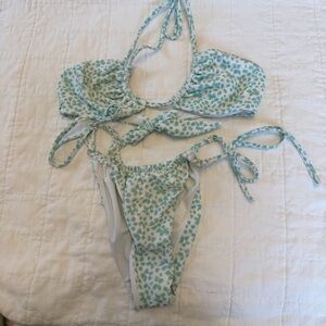 Rhythm. Biscay Floral Gathered Top / Bottom Set NWOT